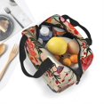 thumbnail image 5 of Kdxio Butterflies And Flowers Painting Print Insulated Lunch Bag,Reusable Tote Lunch Box for Women Men,Leakproof Cooler Lunch Bags for Work Office Travel Picnic, 5 of 6
