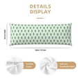 thumbnail image 3 of Bingfone Body Pillow Cover Long Pillow Case With Zipper Decorative Bedding Pillowcase 20"X54" Soft Cushion Pillow Case For Bedroom-Cute Crocodile, 3 of 8
