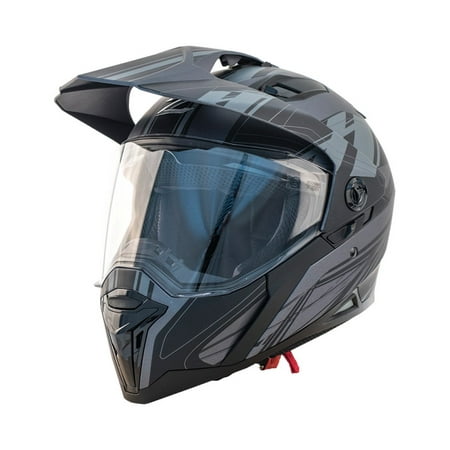 Zox Z-DS10 Urbanite Dual Sport Motorcycle Helmet Matte Dark