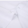 thumbnail image 4 of Mens Dress Shirts Solid Wrinkle-Free Long Sleeves Button Down Shirt Regular Big and Tall Business Casual Lapel Tops with Pocket, 4 of 6