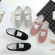 thumbnail image 2 of Zapatillas de lona para mujer con cordones y parte superior baja, tenis casuales ligeros, 2 of 5