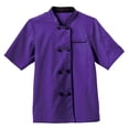 thumbnail image 2 of Five Star Chef Apparel 18028 Five Star Womens Short Sleeve Executive Coat, 2 of 3