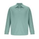 thumbnail image 5 of pstuiky camisetas de manga larga para hombre, Camisa informal de verano de manga larga con solapa y botones para hombre salir tops m, 5 of 6