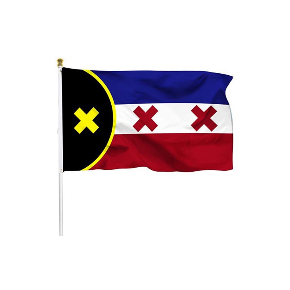 Puloru Lmanburg Flag, Digital Printing Polyester with Grommets Banner