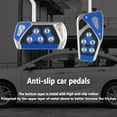thumbnail image 4 of XINQIHANG 2 PCS Upgrade Anti-Slip Performance Automatic Pedal Cover Kit(Brake & Gas Pedal Pads),No Drilling Compatible with Automatic Transmission (Blue), 4 of 6