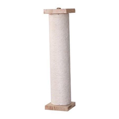 Cat Replacement Cat Scratcher Posts Wear Resistant Portable Grind Claws Kitten Scratch Pole for Gift Pet Supplies Play Toys White