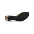thumbnail image 5 of BLISSFUL STEP Women's Clear Slide Stiletto Heels Open Toe Slip On Sandals Leopard 10, 5 of 7