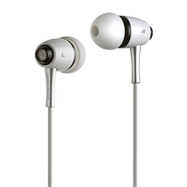 Zero Audio Stereo Headphone Zero Bass Zb 03 Space White Zb 03sw Walmart Com Walmart Com