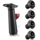 thumbnail image 1 of con 4 tapones de vacío, tapón de vino, conservador de vino, sellador de botellas reutilizable que mantiene el vino fresco, regalo ideal para accesorios de vino (bomba de vino + 4 tapones) XianweiShao 9024715970169, 1 of 5