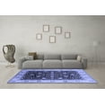 thumbnail image 3 of Ahgly Company Indoor Rectangle Oriental Blue Industrial Area Rugs, 2' x 3', 3 of 4