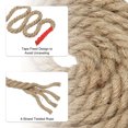thumbnail image 3 of Unique Bargains 3/4 Inch 49.2 Feet Jute Rope Natural Manila Rope 4 Strand Twisted Thick Heavy Twine Rope, 3 of 5