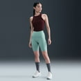 thumbnail image 3 of Women's Nike One 8-in. High-Waisted Pocketed Biker Shorts Color: Black Size: X SMALL, 3 of 4
