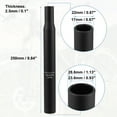 thumbnail image 3 of Unique Bargains Universal with Scale Mark Aluminum Alloy Bicycle Seat Post Black Black 9.84"x1.13", 3 of 7