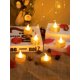 thumbnail image 1 of Velas LED doradas para Navidad, vacaciones, bodas, fiestas de cumpleaños, juego de velas de agua, habitación secreta, 6 uds., 1 of 5
