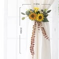 thumbnail image 3 of Curtain Tieback Fake Flower: Modern Drapery Holdback Drape Tie Back for Wedding, 3 of 10