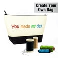 thumbnail image 7 of Muka 6 Pack Two Tone Linen Makeup Bag, Blank DIY Craft Bag, 9 x 5-1/2 x 3-1/2 Inch, 7 of 7
