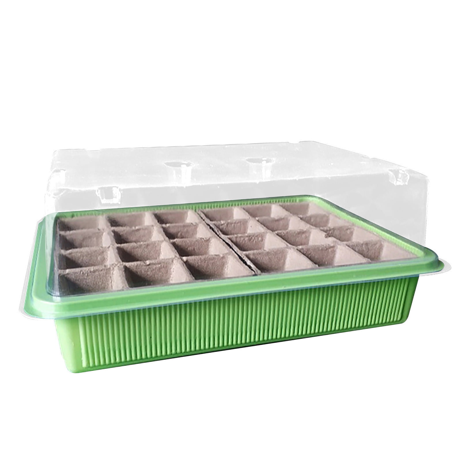 Peat Pots for Seedlings,50 Packs Biodegradable Plant Tray for Vegetable & Flower Seeds REAFOO Seed Starter Kit Organic Seedling Pots with 20 Pcs Plastic Plant Labels