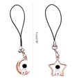 thumbnail image 5 of Osdhezcn Trendy Moon/Star Astronaut Keychain Versatile Alloy Keyring Pendant Space Themed Key Rings Couples Keyrings Accessory, 5 of 11