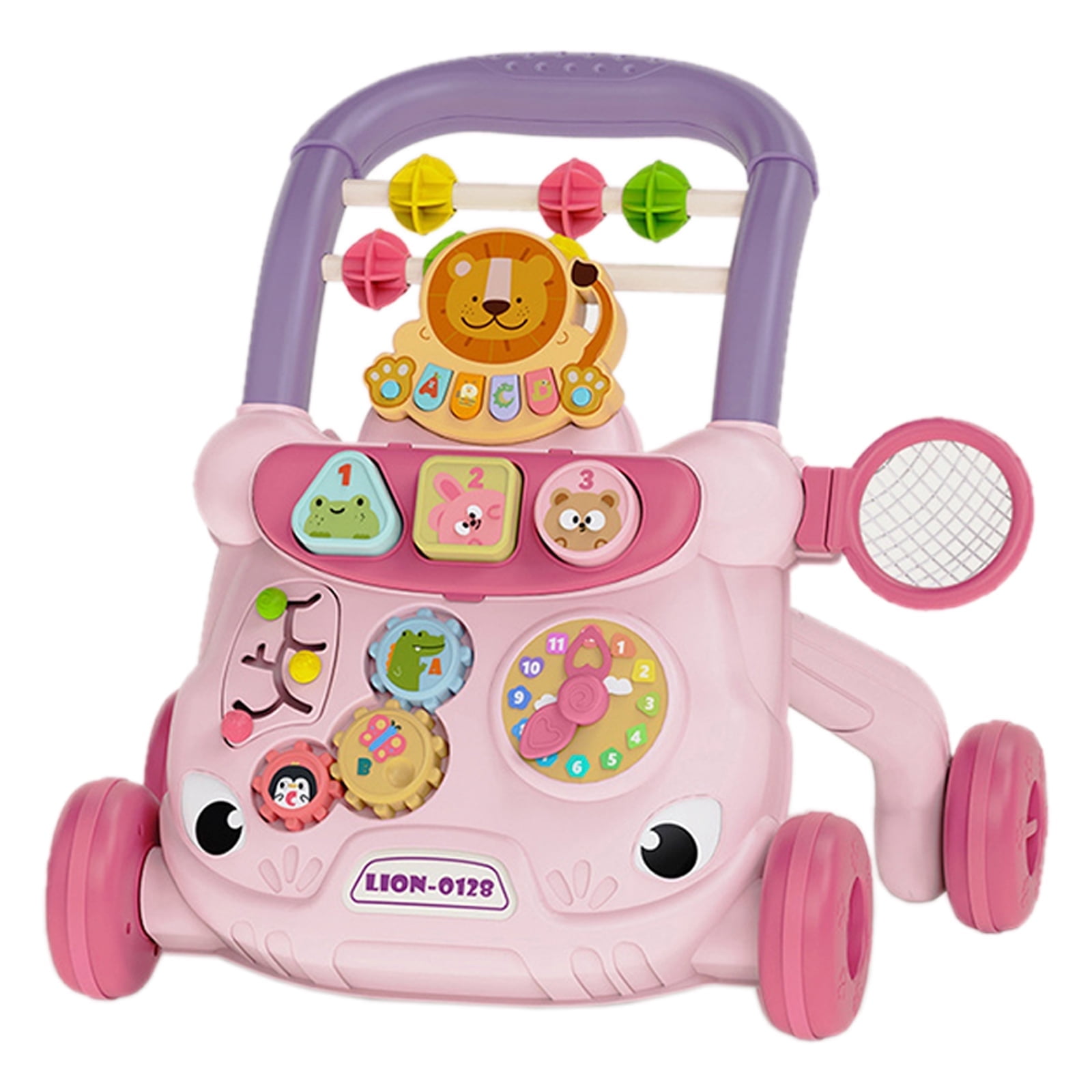 Baby Walker Sit and Stand Push Learning Toys,Speed Adjustable Musical Activity Center with water tank for 12 Month and up
