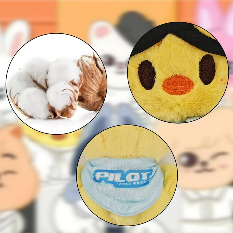 Cute Stray Kids Plush Pilot Toy Funny Stuffed Animal Kpop Skzoo