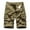 Khaki, variant on WREESH Men's Cargo Shorts Sports and Csaual Multi-Pockets Relaxed Summer Short Pants Outdoor Workout Shorts Blue
