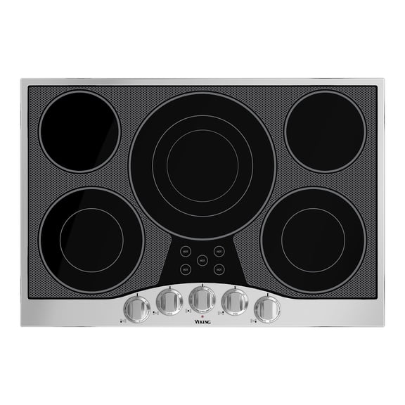 Viking Rvec3305b 30" Wide Built-In Electric Cooktop - Stainless Steel