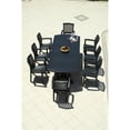 thumbnail image 6 of Compamia Sunshine Resin Patio Dining Arm Chair in Green, 6 of 7