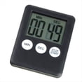 thumbnail image 2 of 3X Super Thin LCD Digital Screen Kitchen Square Cooking Count Up Countdown Alarm Magnet Clock, 2 of 6