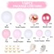 thumbnail image 2 of Kit de arco de globos de oro rosa - 118 piezas de guirnalda de globos rosa bebé, blanco y oro rosa con calcomanía de mariposa para baby shower de niñas, cumpleaños, bodas, decoraciones para fiestas de, 2 of 5