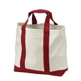thumbnail image 2 of Port & Company B400 Mens 2-Tone Shopping Tote Tote Bag, 2 of 2