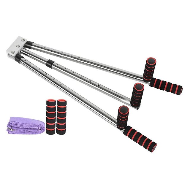 Máquina de estiramiento de piernas con 3 barras para ballet, yoga, danza, artes marciales, gimnasio en casa, ejercicios como se muestra, como se muestra