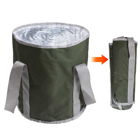 20L Outdoor Multifunctional Bucket Collapsible Portable Travel Bucket Large Capacity Carrying Bucket Camping Fishing Bucket