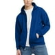 thumbnail image 1 of Sudadera con capucha Hanes Ecosmart, forro polar, cremallera completa, con capucha, atlética, azul real, 1 of 6