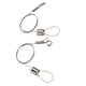 thumbnail image 4 of Cable para colgar cuadros con lazo, 2 piezas de alambre para colgar cuadros Kit de cables para colgar espejos Cable ajustable para colgar cuadros con gancho Estándares líderes en la industria, 4 of 14