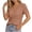 Rose Gold, variant on AHTJRT Women's Sweater Short Sleeve V Neck Lightweight Cable Knit Spring Summer Breathable Work Business Casual Pullover Tops Pink L