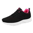thumbnail image 5 of Women Retro Fashion Sneakers Mesh Upper Comfortable Non Slip Walking Shoes Arch Support Classic Shoes for Daily Work Pink Size 6.5, 5 of 5