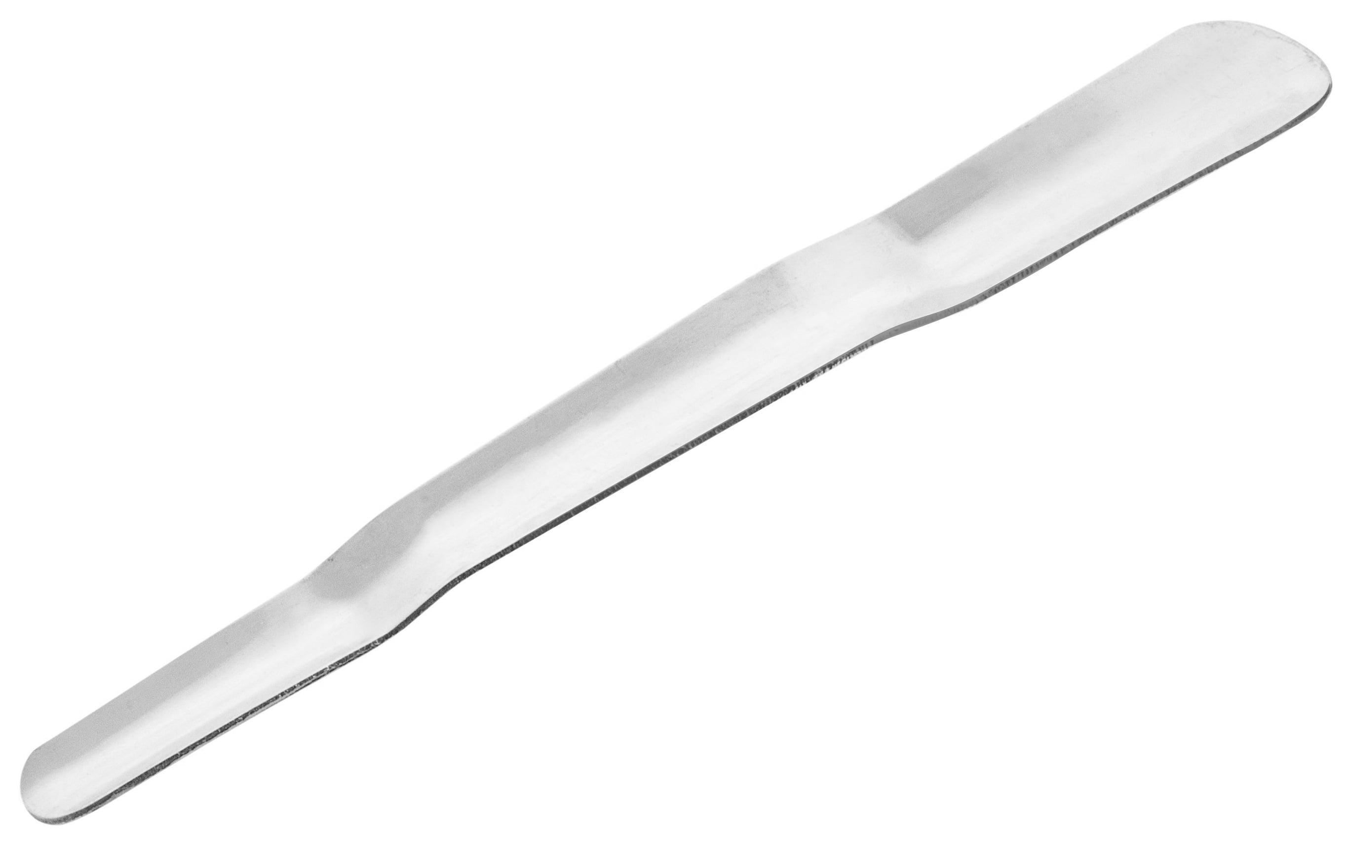 Trowel Spatula, 6.9" Stainless Steel, Polished Dual End, Tapered