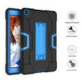 thumbnail image 3 of FIEWESEY for Walmart Onn 8 Pro 8 inch Tablet Case,Heavy-Duty Drop-Proof Shock-Resistant Hybrid Built-in Stand Case for Walmart Onn 8 Pro (Model:100003561)+Screen Protector(Black/Blue, 1 Pc), 3 of 6