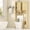 Oak-B, variant on Frmobepts Over The Toilet Storage Cabinet with Toilet Paper Holder Stand, Above Toilet Organizer with Doors, Behind Toilet Shelf for Restroom, Bathroom, Laundry, White