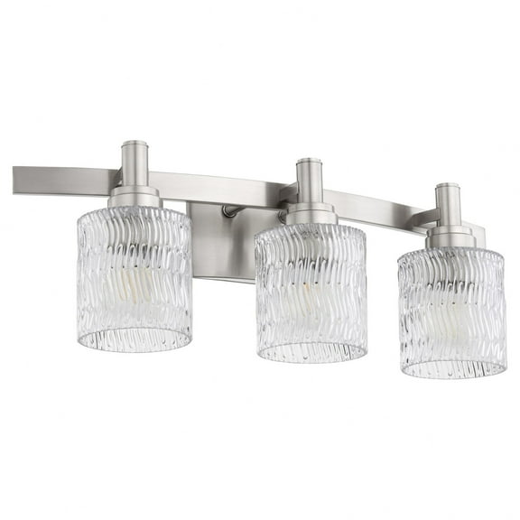 Stadium 3 - Light Satin Nickel/Silver Wall Sconce