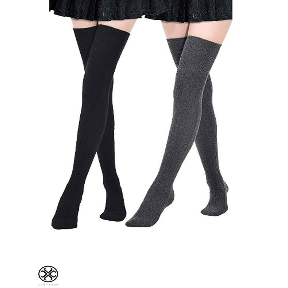 Luxtrada Luxtrada 1 Pairs Womens Thigh High Socks Extra Long Over the