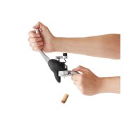 Houdini Deluxe Corkscrew Set in Stainless Steel and Black