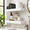 White-12 Inch, variant on Wood Floating Shelves For Wall 36 Inches Long Oak Wooden Shelf