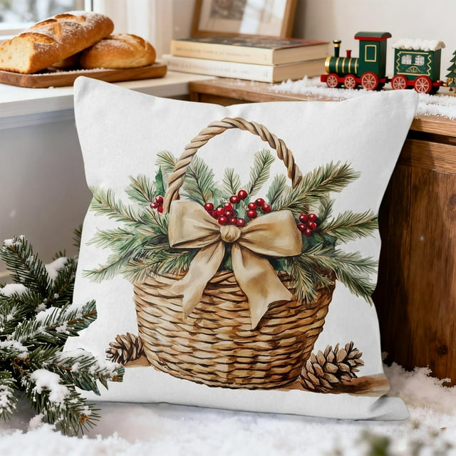 Adornos navideños, regalos navideños, fundas de almohada navideñas, decoración navideña, decoración de sofá, almohada de lino, sofá para el hogar, decoración navideña, funda de almohada, funda de almo