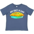 thumbnail image 3 of Inktastic My 1st Pi Day Blue Green Pie Pan Pun Boys or Girls Toddler T-Shirt, 3 of 5