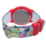 Adventure Time by Adventure Time Unisex Adjustable Limited Edition Wristwatch, Black & Red