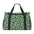 thumbnail image 1 of Xecao Happy St. Patrick's Day Pattern ​Lightweight Crossbody Weekender Bag Mesh Side Pockets Padded Handles Sports Outdoor Gear Organizer, 1 of 7
