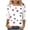 Red, variant on Plus Size Tops for Women under $5 3/4 Sleeve Round Neck Pullover Love Dog Claw Printed Casual Print Blouse Red 2XL
