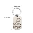 thumbnail image 4 of Motoforti 2 Pcs Friendship Inspirational Keychain Keyring Couple Valentine Birthday Gifts for Lover, 4 of 7