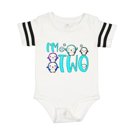 

Inktastic I m 2 Cute Penguin Birthday Party Gift Baby Boy or Baby Girl Bodysuit